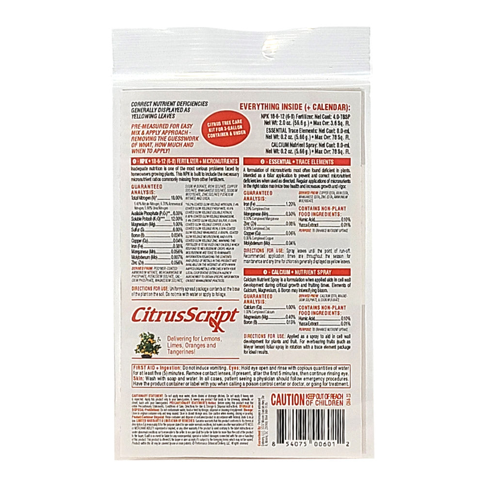 Growscripts Citrus Tree Care Kit