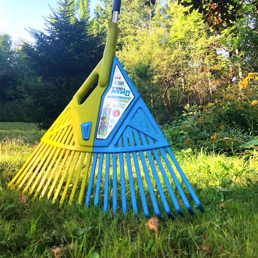 3-in-1 Leaf Rake & Grabber