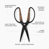 Barebones Rust-Resistant Steel Garden Scissors