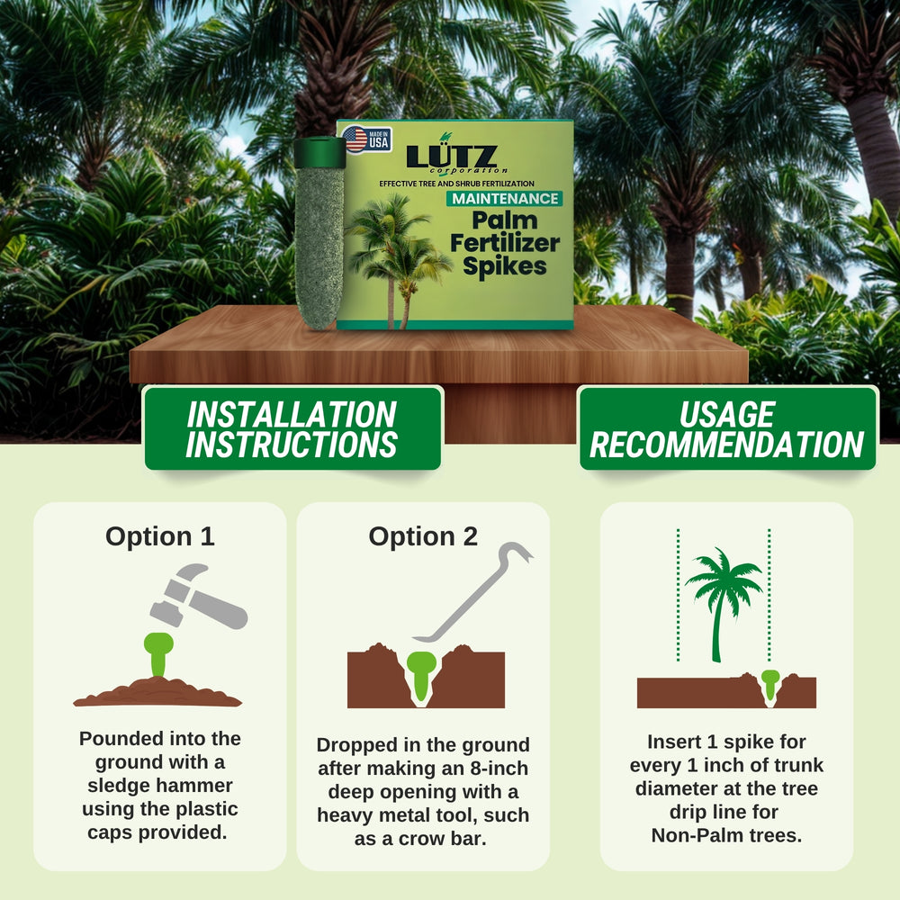 Lutz Palm Tree Fertilizer Spikes