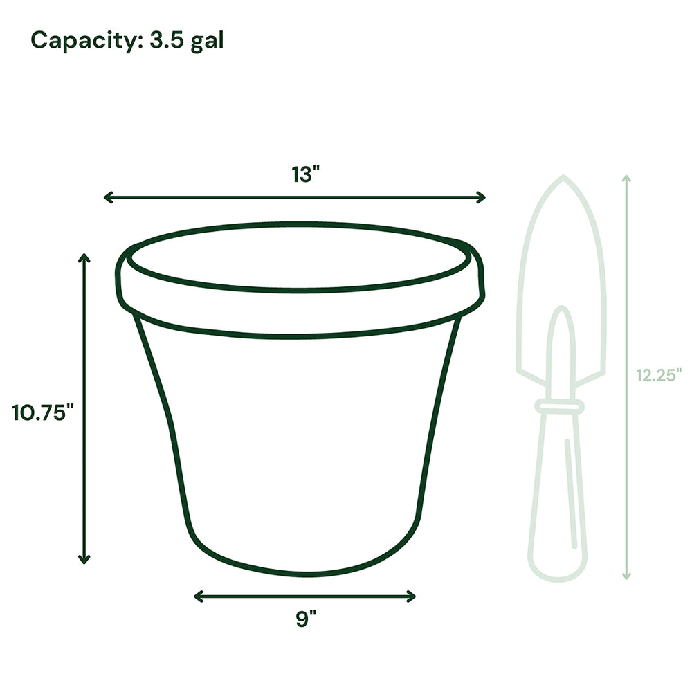 Bloem Terra Planter in Basil