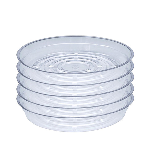 Clear Vinyl Plant Saucer 5-Pack