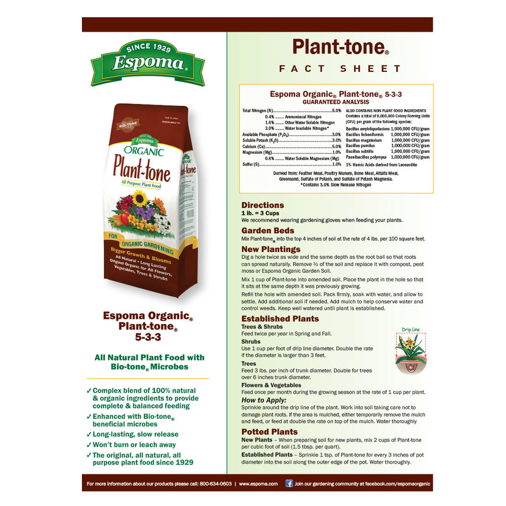Espoma Plant-tone® Organic Fertilizer