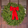 Fraser Fir Wreath with Red Bow