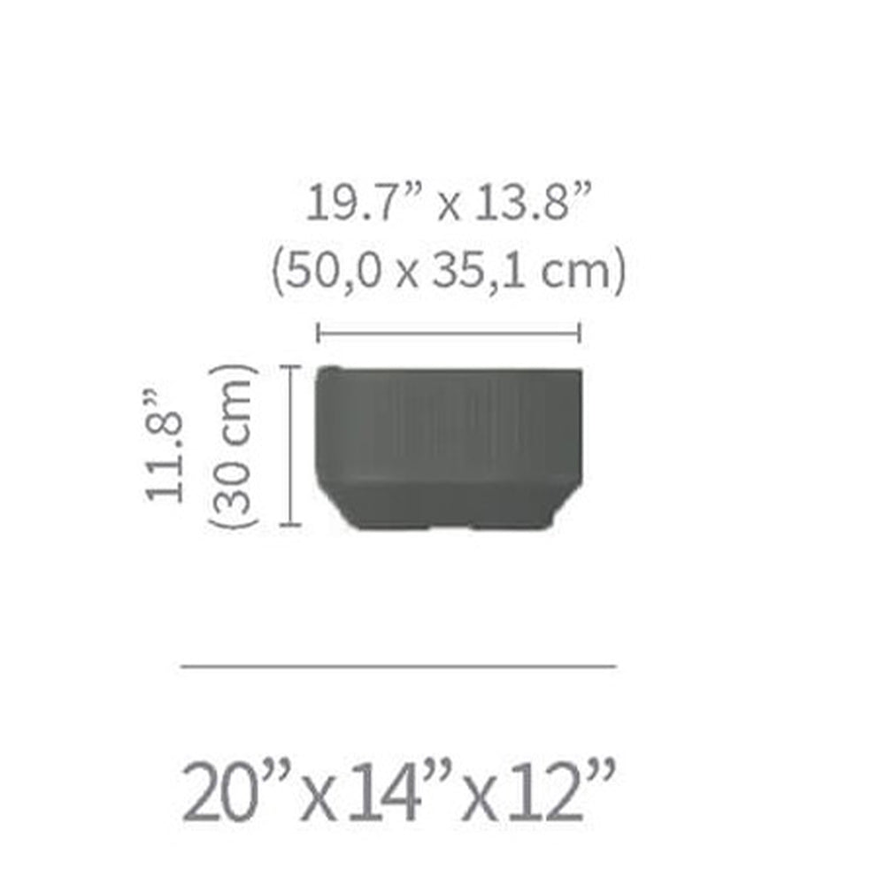 Crescent Garden Self-Watering Mod Planter