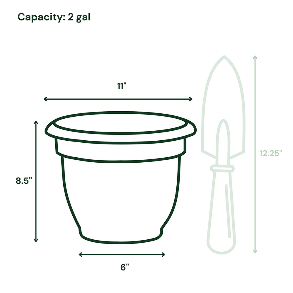 Bloem Ariana Self-Watering Planter in Terra Cotta