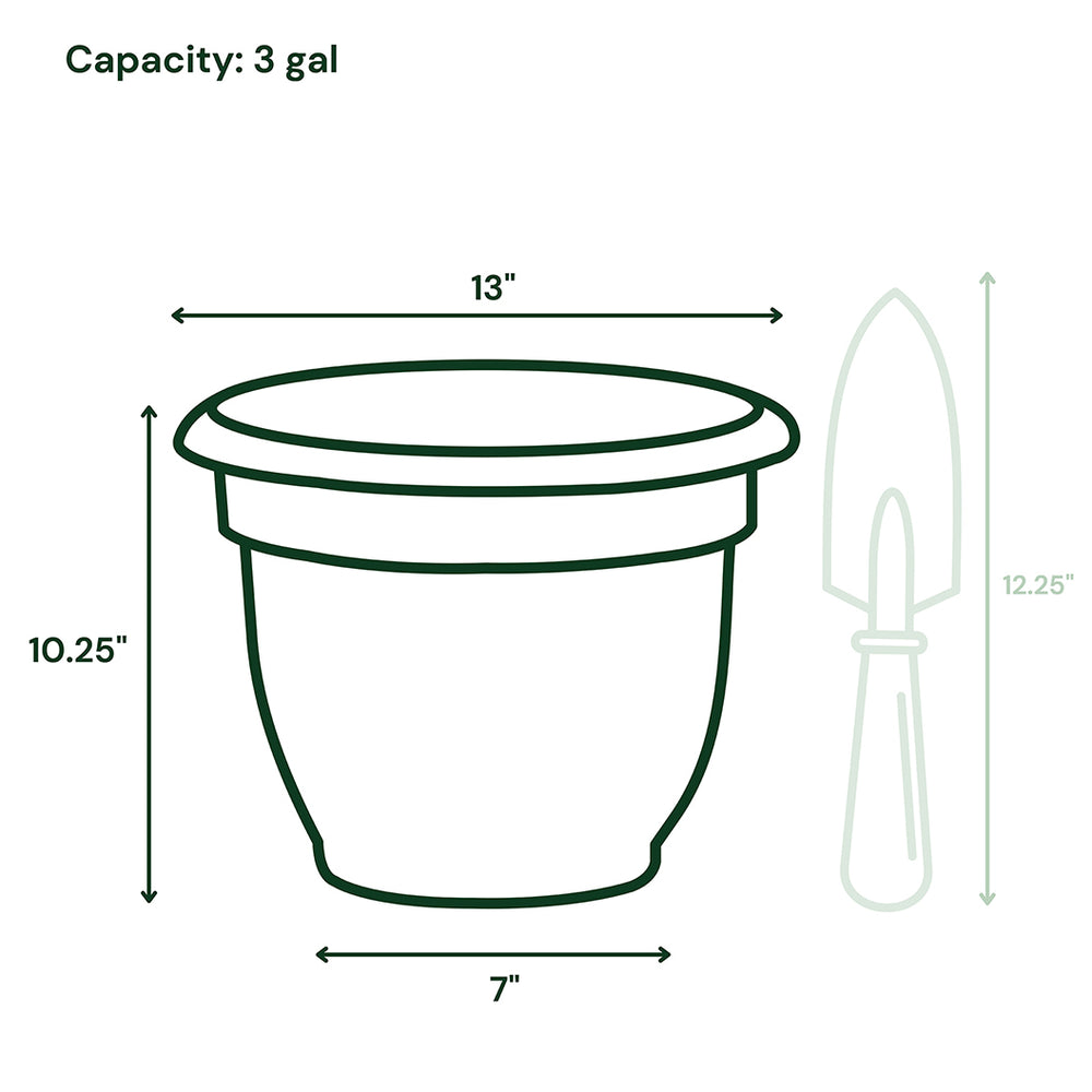 Bloem Ariana Self-Watering Planter in Terra Cotta