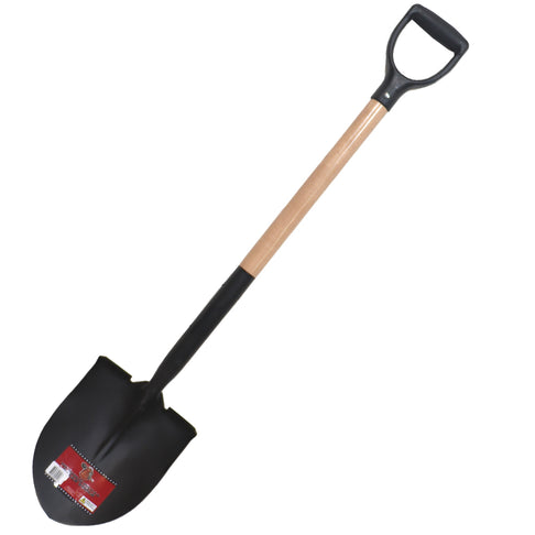 Bully Tools Round Point Steel Shovel